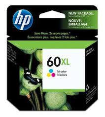HP 60XL Tri-Colour Ink Cartridge - 11ml