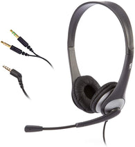 Cyber Acoustics Stereo Headsets w/ Noise Cancelling Microphone & Y-Adapter