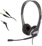Cyber Acoustics Stereo Headsets w/ Noise Cancelling Microphone & Y-Adapter