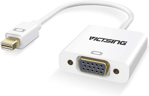 VicTsing Mini DisplayPort (Thunderbolt) to VGA Adapter, 1080P Full HD Gold Plated ( Apple MacBook, MacBook Pro, MacBook Air, iMac, Mac Mini, Mac Pro