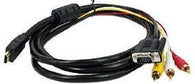 HDMI to 3 RCA + VGA Cable M/M 1.8ft/6ft