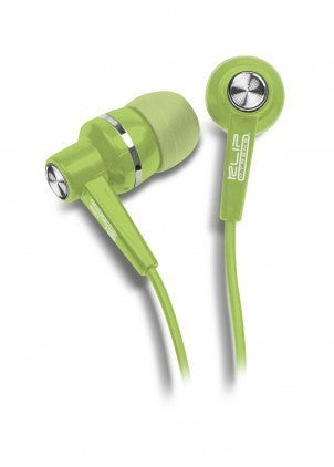 Klip KoolBuds Stero Earphones (KSE-105GN) - 3.5mm Green