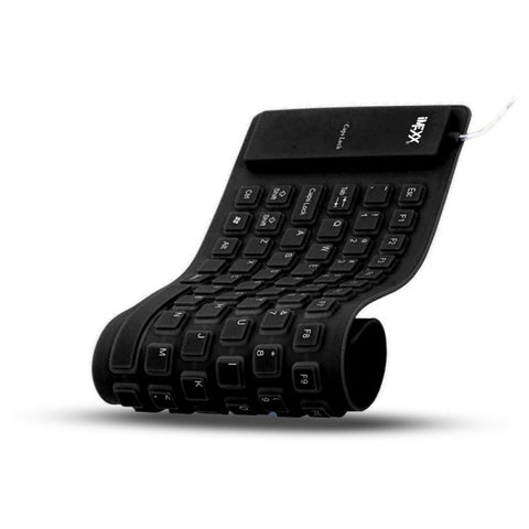 iMexx Flexible Waterproof Keyboard - Black