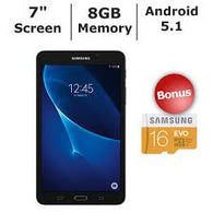 Samsung Galaxy Tab A 7"  8GB w/ Bonus 16GB microSD Card - Black