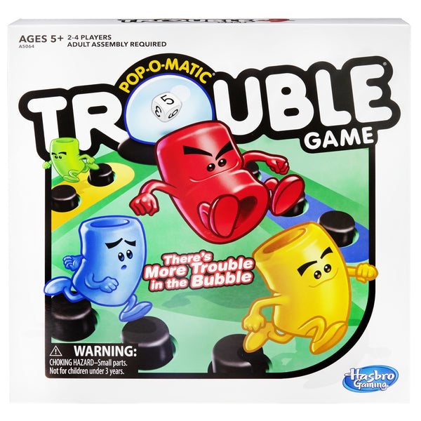 Trouble Board Game for Kids Ages 5+ and Up to 4 Players