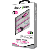 Chargeworx 6ft Lightning MicroMesh Cable