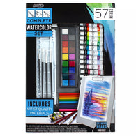 ArtSkills Complete Watercolour Paints Set w/ Easel - 57 pcs