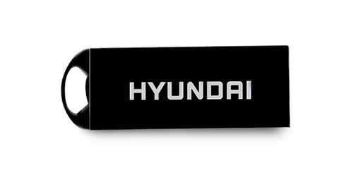 Hyundai Bravo Keychain USB 2.0 8G Black