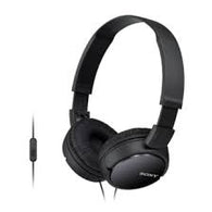 Sony Studio MDR-ZX110AP Stereo On-Ear Headphones w/ Mic- Black
