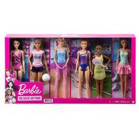 Barbie 6-Doll Sports Career Collection, Related Clothes & Accessories - Age 3+