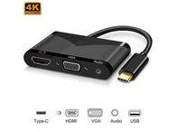 USB Type C to HDMI/VGA/Audio