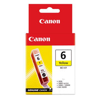 Canon BCI6 Yellow Ink Cartridge - BJC-8200/S800