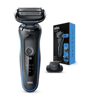 Braun Series 5 5018s Electric Foil Shaver for Men w/ Precision Beard Trimmer, Rechargeable, Wet & Dry w/ EasyClean