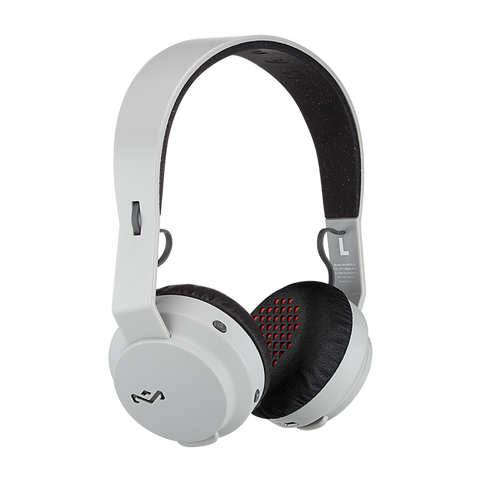 House of Marley Rebel BT Bluetooth On Ear Headphones w/ Mic - Gray