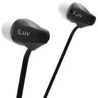 iLuv PEPPERMINTBK Peppermint In Ear Headphones - Black