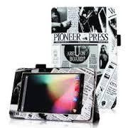 Fintie (Newspaper)Tri-Fold Stylish Leather Case Cover Nexus