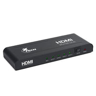 Xtech 4-way HDMI Splitter 1 Input to 4 Outputs