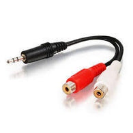 @One Audio 4ft 3.5 mm male to 2 RCA Male