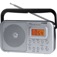 Coby AM/FM Shortwave Radio - Silver