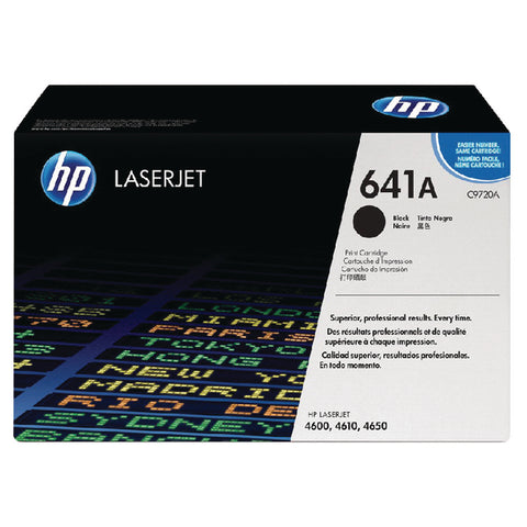 HP 641A (C9720A) Black Original LaserJet Toner Cartridge - 9000pg