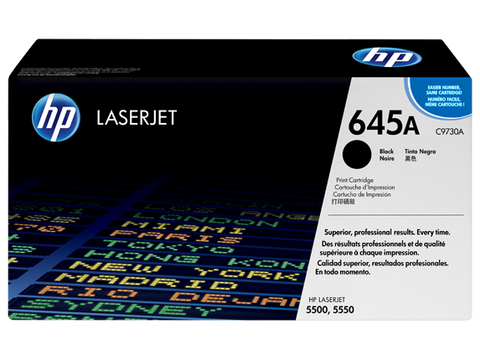 HP 645A Black Original LaserJet Toner Cartridge (C9730A)