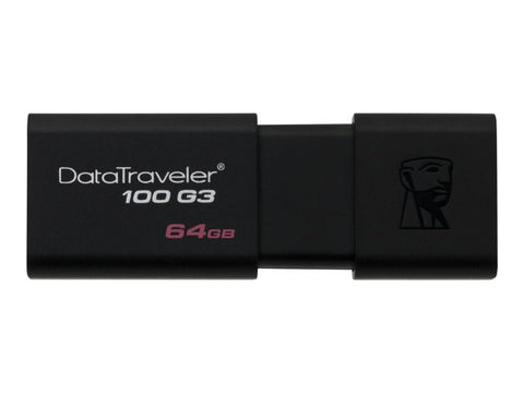 Kingston DataTraveler 100 G3 - USB flash drive - 64 GB