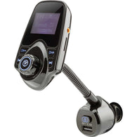 Car and Driver Gooseneck FM Bluetooth Transmitter w/ Dual USB Port