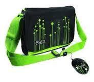 Hipster Bundle Netbook Bag 10.1"/USB Mouse - Assorted Colour