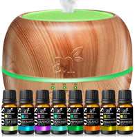 Artnaturals Aroma Oil Diffuser & Top 8  Essential Oils Set