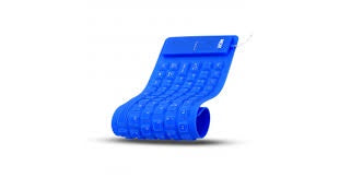iMexx Flexible Waterproof Keyboard - Blue