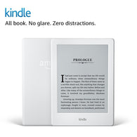Kindle E-reader - White 6" Glare-Free Touch Display Wi-Fi - Includes Special Offers