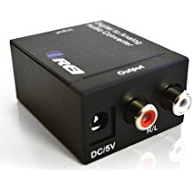 DA9 Digital Optical Coaxial to Analog RCA L/R Audio Convert