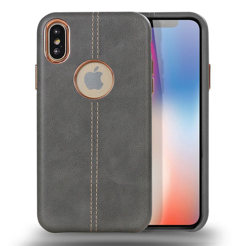 Apple iPhone X Leather Hybrid Case