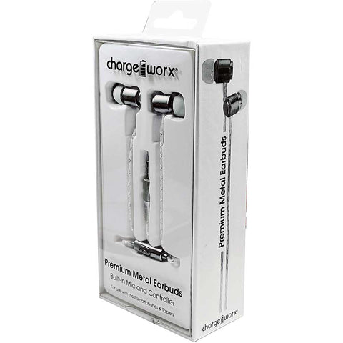 Chargeworx Premium Metal Earbuds