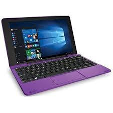 RCA Cambio 10.1" 2-in-1 Tablet 32GB Intel Atom Z3735F Quad-Core Processor W10 - PURPLE
