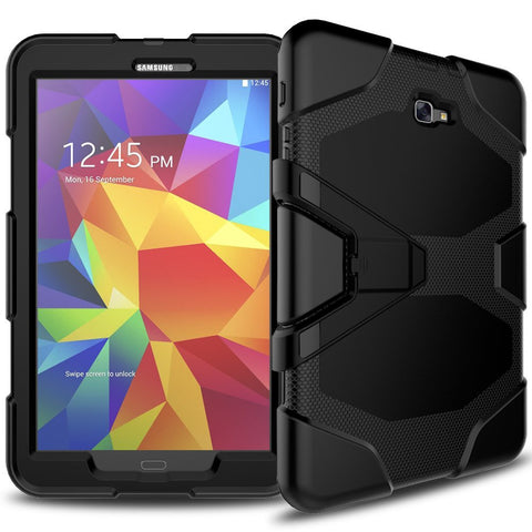 Slim Heavy Duty Shockproof Rugged Case High Impact Resistant Defender Full Body Protective Cover w/ Screen Protector for Samsung Galaxy Tab A 10.1" T580NZKMXAR