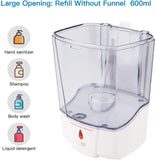 Naiver Automatic Touchless Wall-Mounted Liquid Infrared Dispenser 600ml