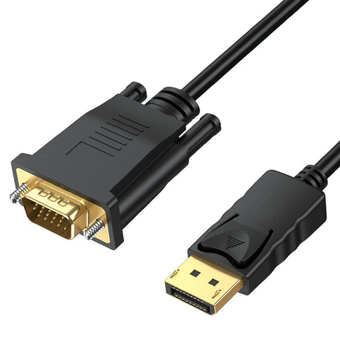 UV-Cable DisplayPort Male to VGA Male 6ft Cable