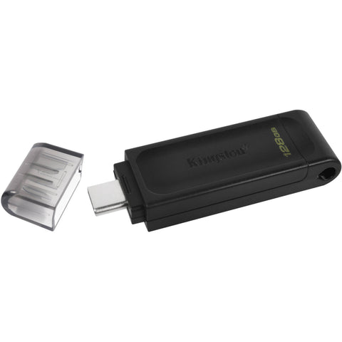 Kingston DataTraveler 70 USB Type-C 3.2 Gen 1 Flash Drive - 128GB
