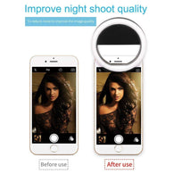auraLED Selfie Light w/ 36 Bright LED Bulbs & 3 Brightness Levels