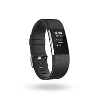 Fitbit Charge 2 Heart Rate + Fitness Wristband, Black, Small