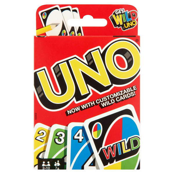 UNO Card Game w/ Wild Customizable Cards