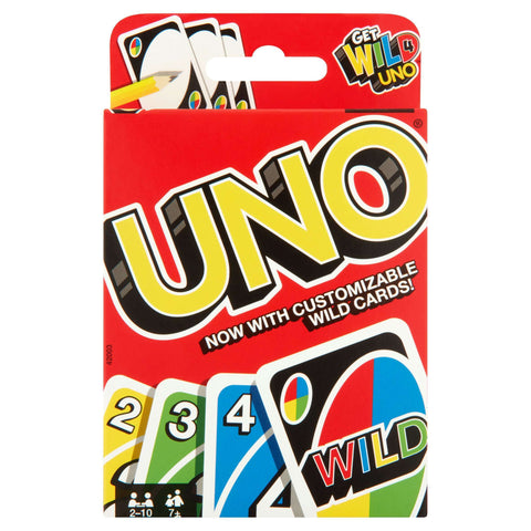 UNO Card Game w/ Customizable Wild Cards