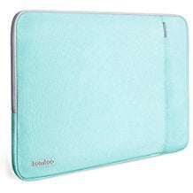 Tomtoc 360° Protective Laptop Sleeve for 13" New MacBook Pro Touch Bar 2017 & 2016 - Tiffany Blue