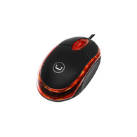 Unno Tekno Mouse Trans USB w/ LED Light