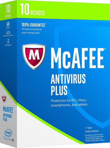 McAfee 2017 AntiVirus Plus-10 Devices (BOX)