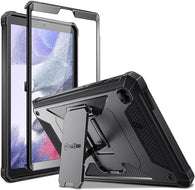 Fintie Shockproof Case for Samsung Galaxy Tab A7 Lite 8.7" (SM-T220/T225/T227), Tuatara Rugged Unibody Hybrid Full Protective Bumper Kickstand Cover w/Built-in Screen Protector - Black