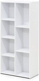 Furinno Luder Bookcase, 7-Cube - White