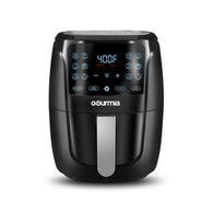 Gourmia 6-Quart Digital Air Fryer with Guided Cooking, Easy Clean, Black