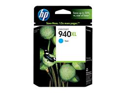 HP 940XL Cyan Officejet Ink Cartridge - 16ml